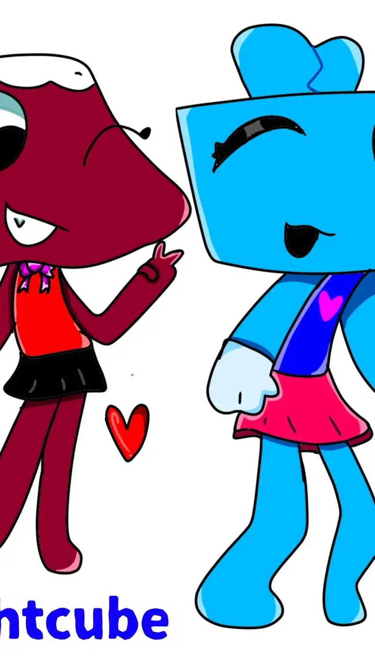 ai character: brightcube! background