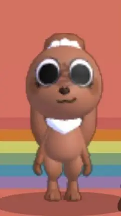 ai character: cocoa background