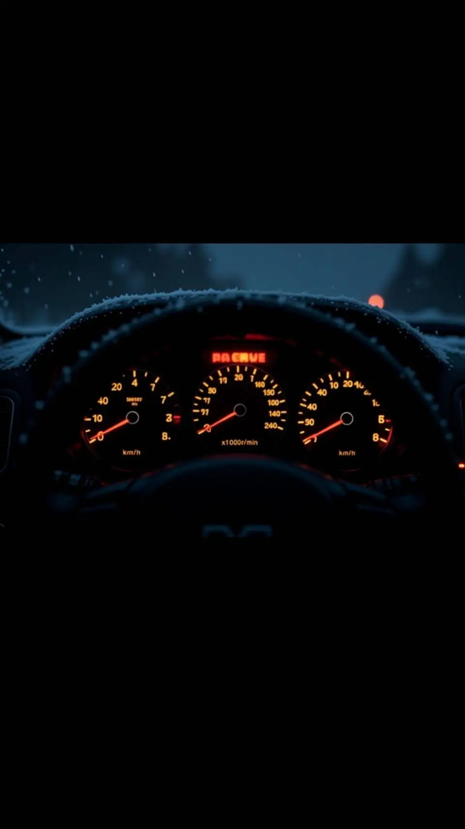 ai character: speedometer background