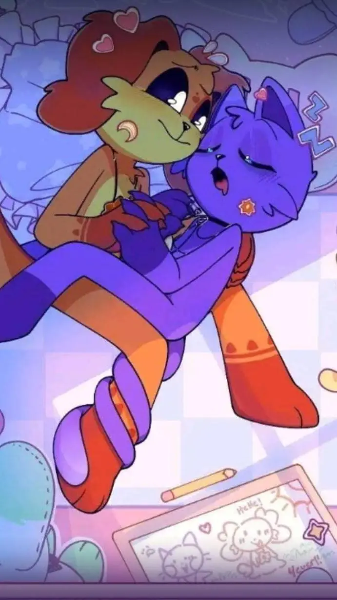 ai character: catnap x dogday background