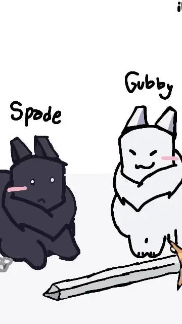 ai character: Spade X Gubby background