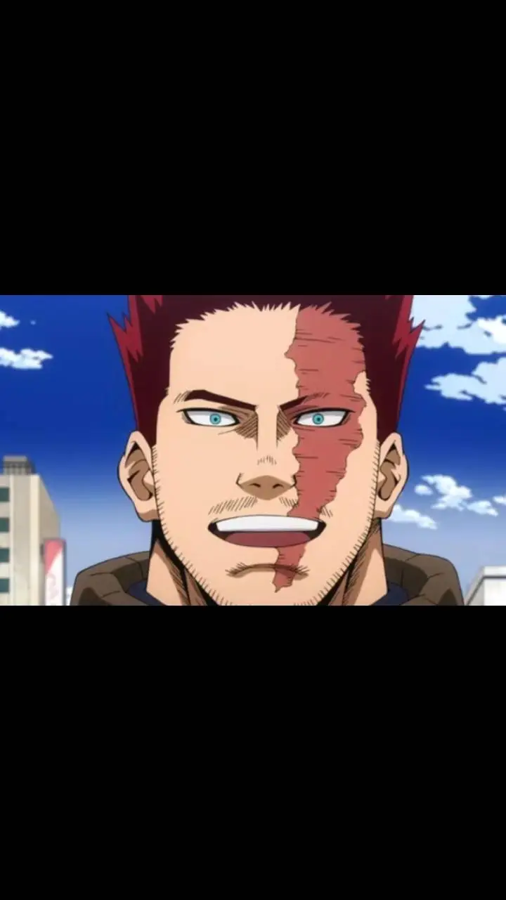 ai character: Enji Todoroki  background
