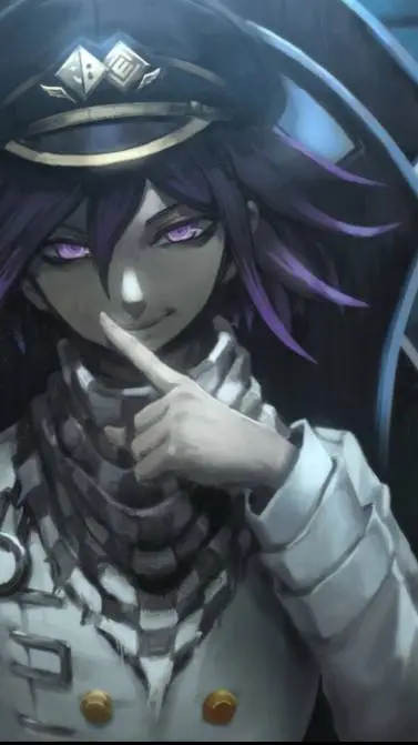 ai character: Kokichi Oma  background