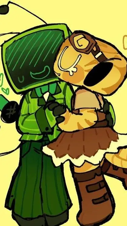 ai character: Shelly x Vee  background