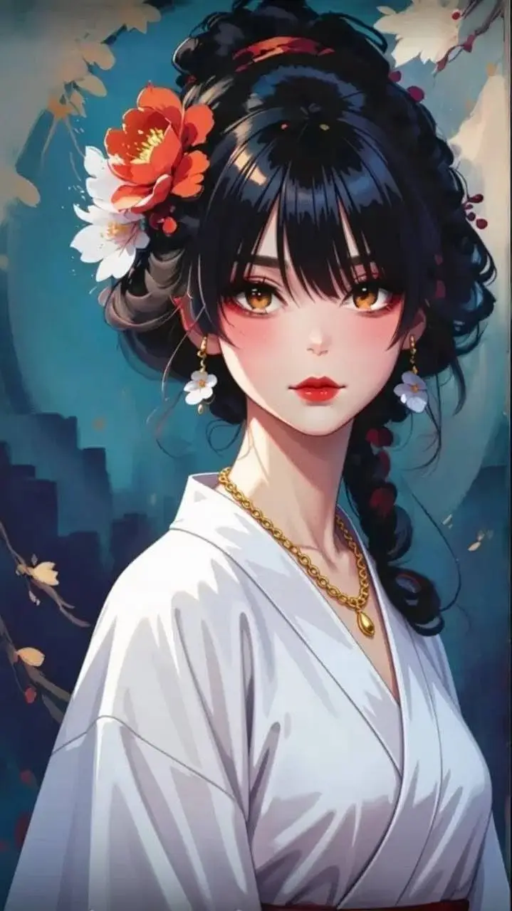 ai character: Aya  background