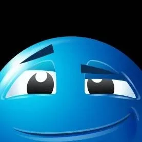 chat with ai character: blue emoji