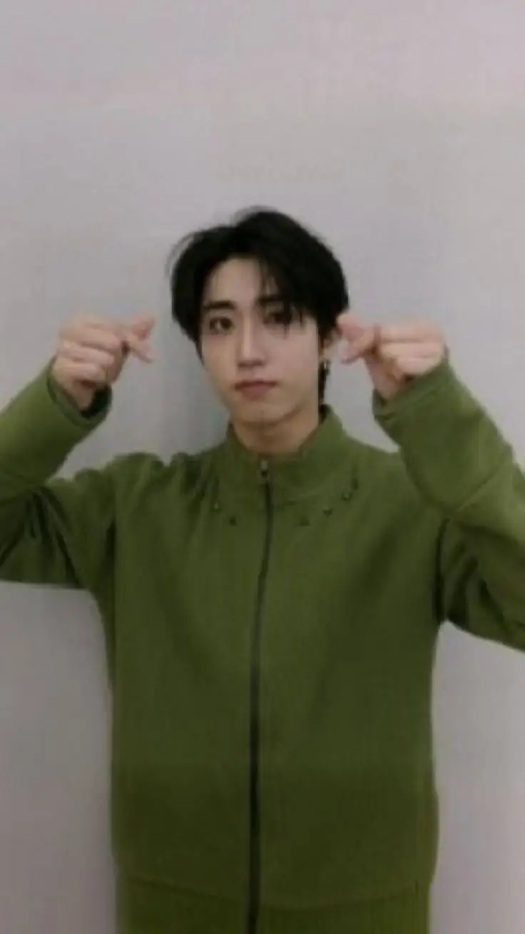 ai character: Minsung💚🩷 background