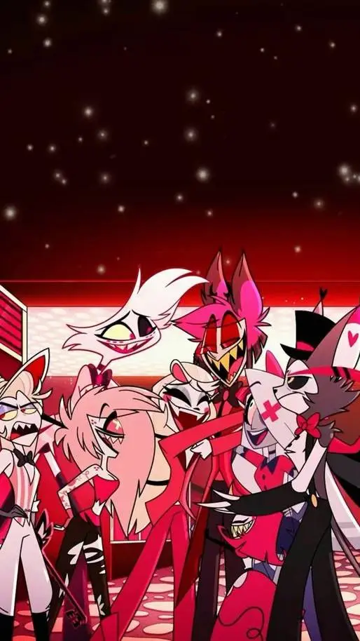 ai character: Hazbin Hotel 😏😈 background