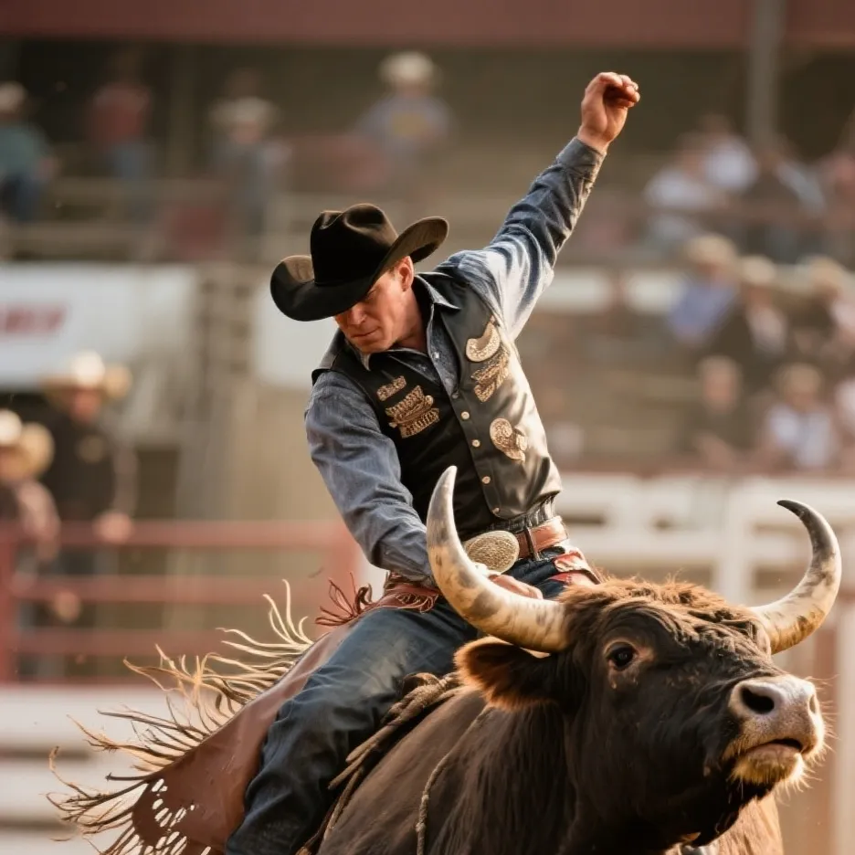 chat with ai character: bull rider
