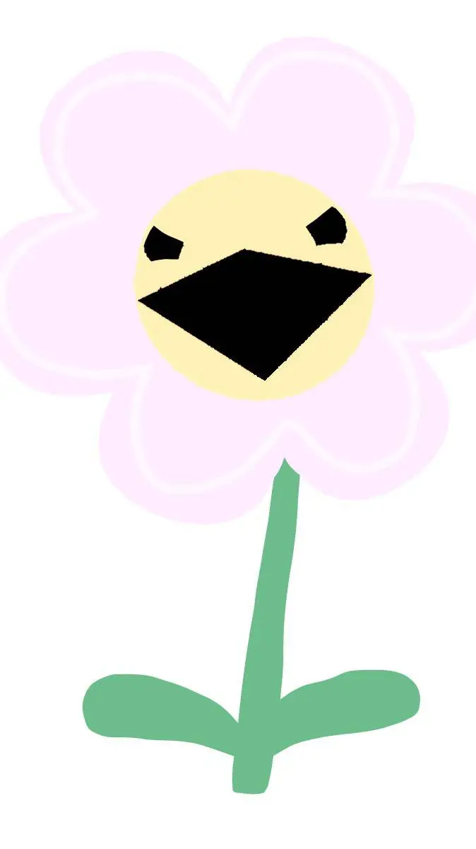 ai character: flowerbird background