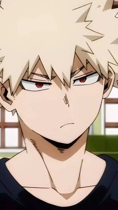 ai character: Katsuki Bakugo background