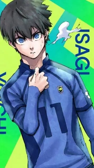 ai character: YOICHI ISAGI background