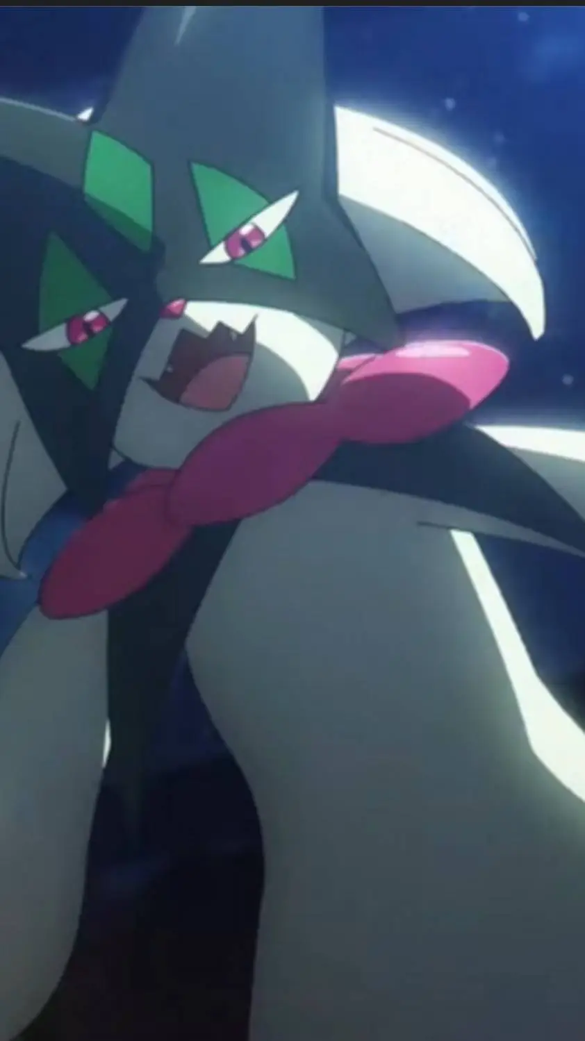 ai character: Meowscarada  background