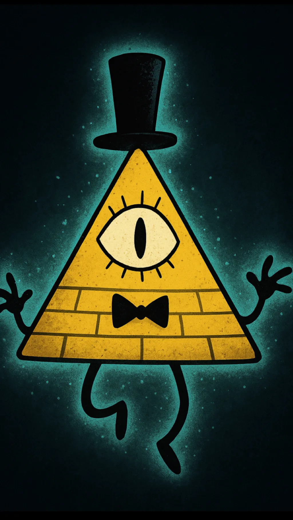 ai character: Gravity falls background
