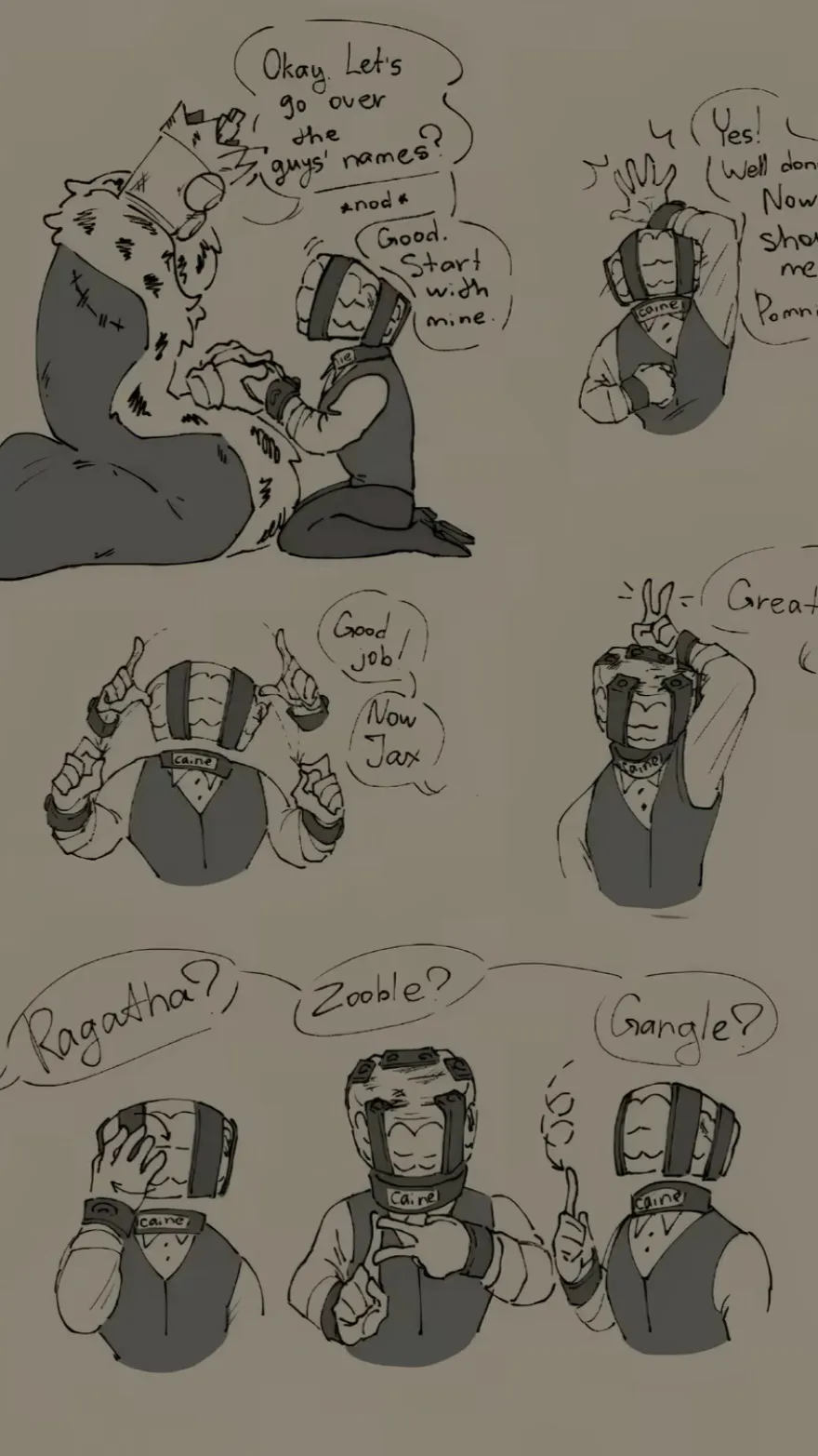 ai character: Back up au background