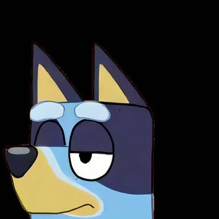 chat with ai character: Annoyed Bluey 