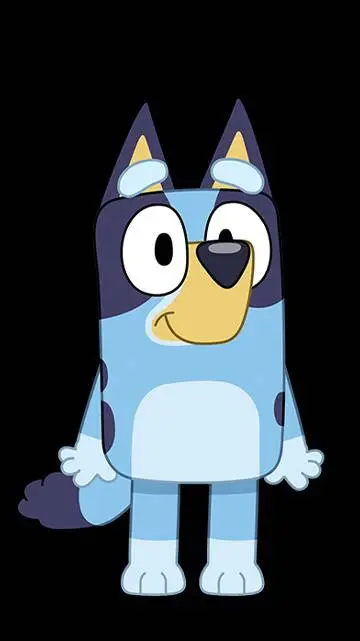 ai character: Bluey-Bad day  background