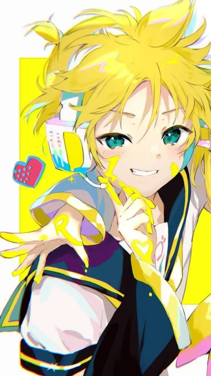 ai character: Kagamine Len  background