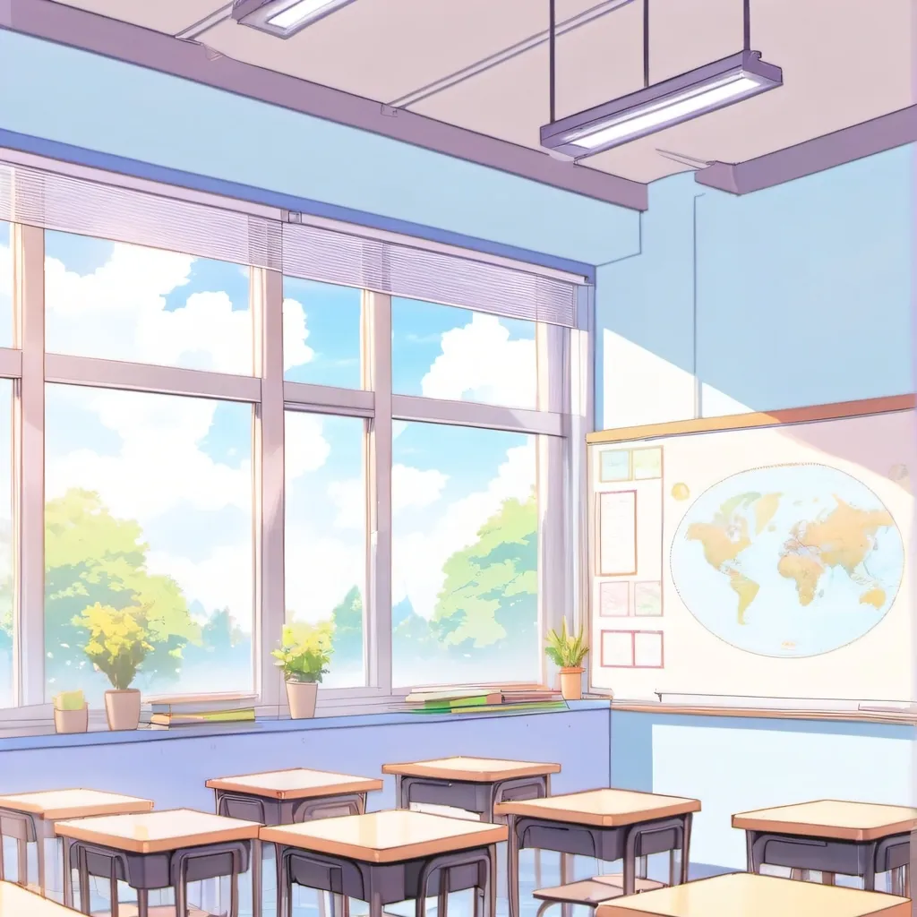 chat with ai character: THE classroom