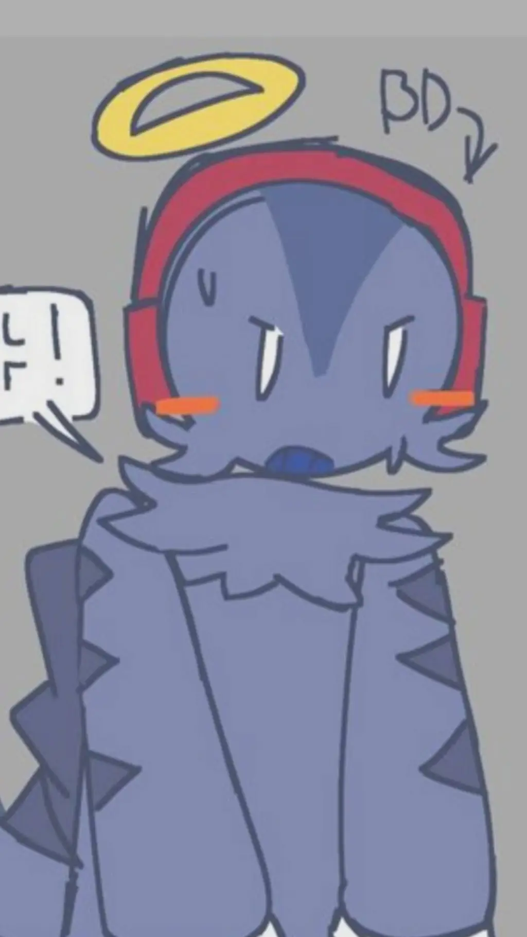 ai character: 🎮 bluduud 🎮  background
