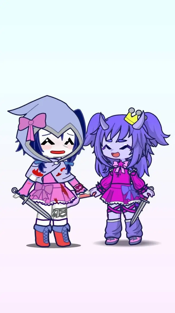 ai character: blá coolkie coral background
