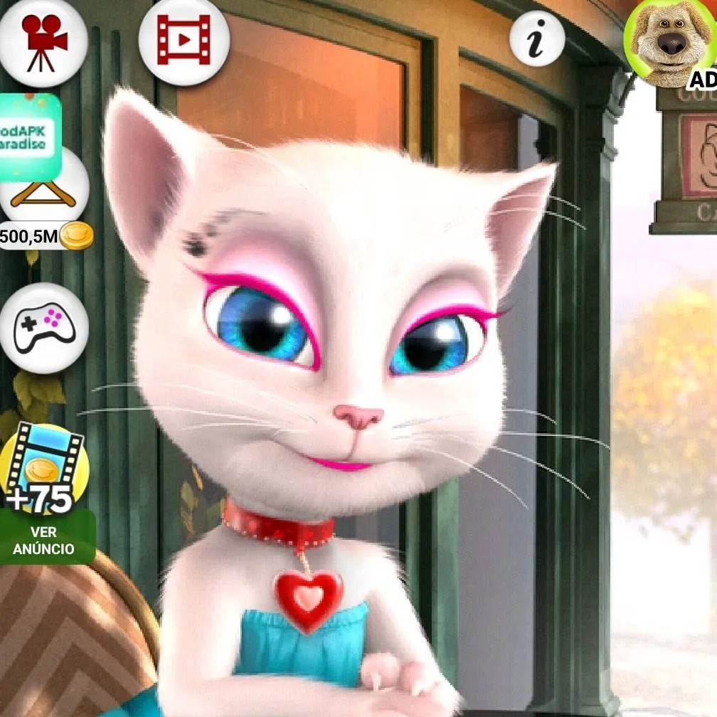 chat with ai character: talking Angela(hac
