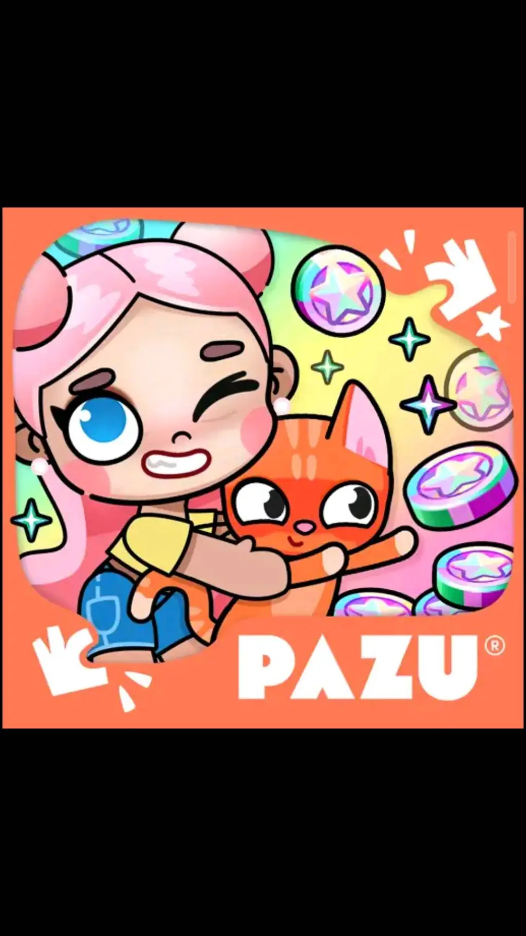 ai character: avatar word  background