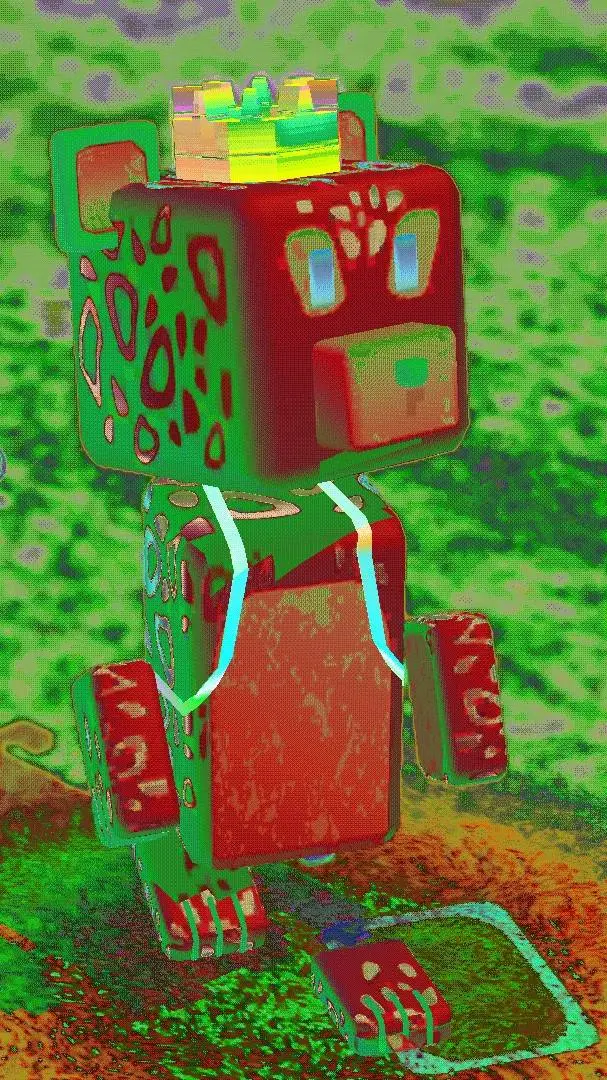 ai character: Bear  background