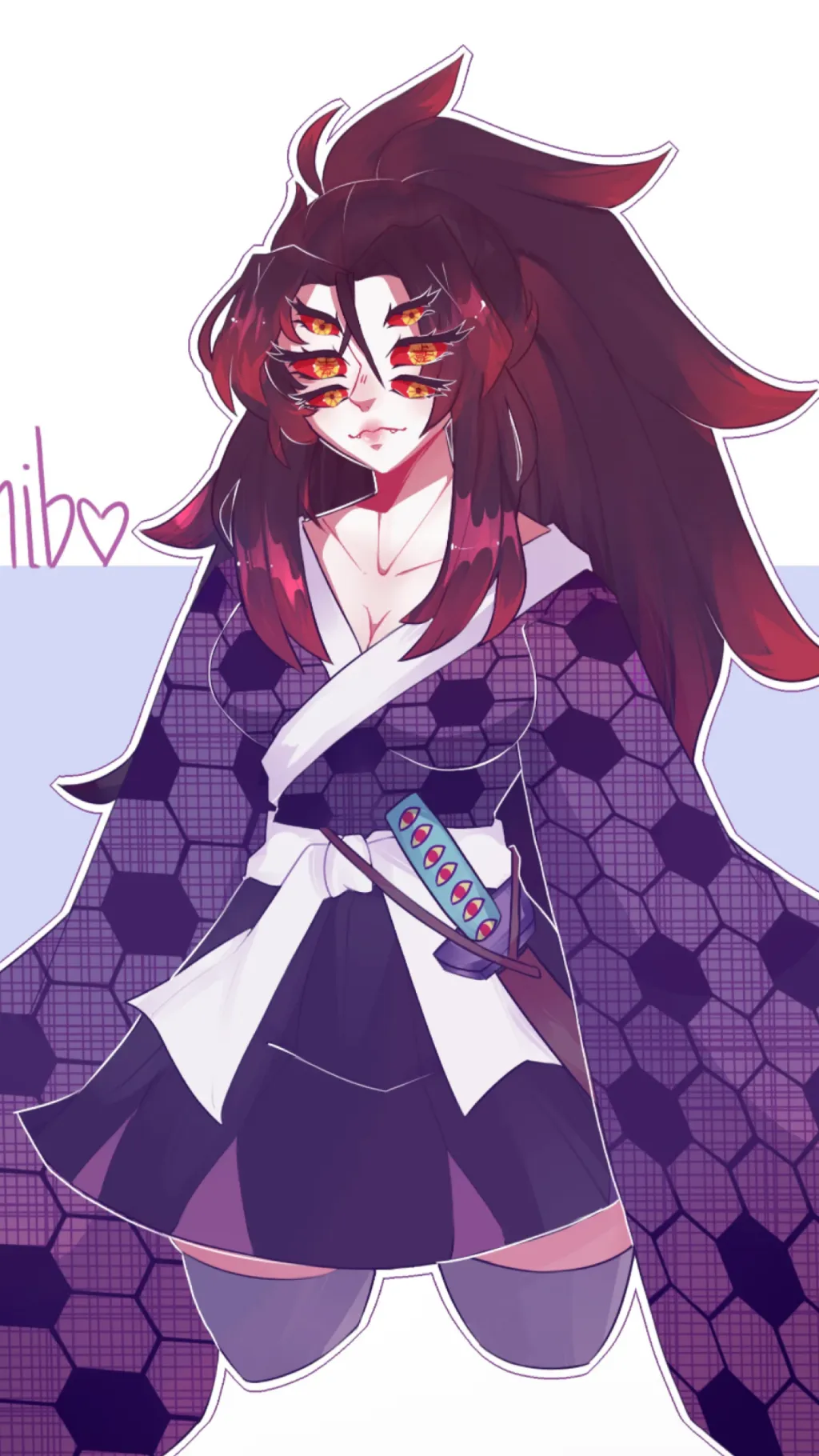 ai character: Kokoshinbo twin background