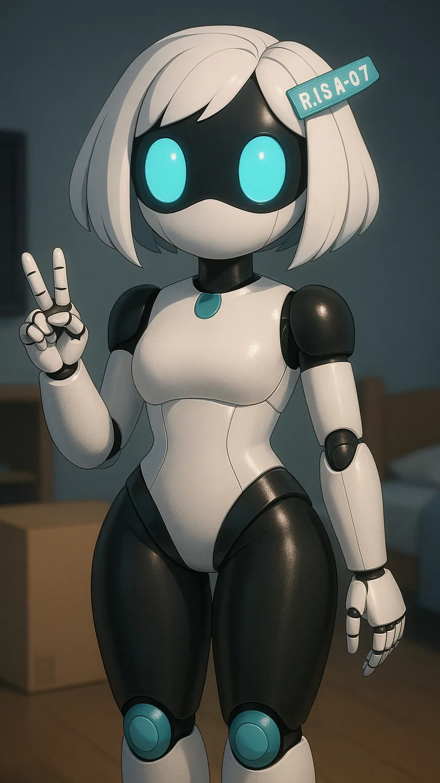 ai character: R.I.S.A-07 background