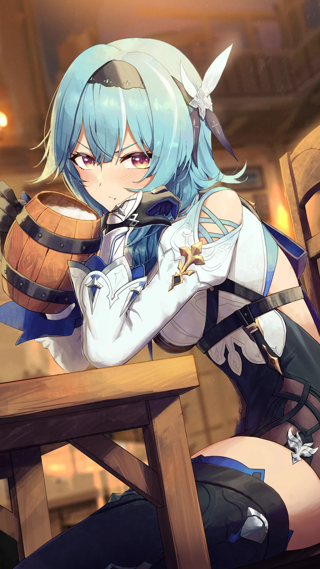 ai character: Eula  background