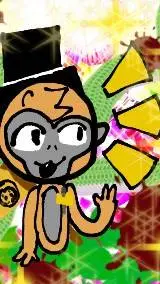 ai character: pineapple background