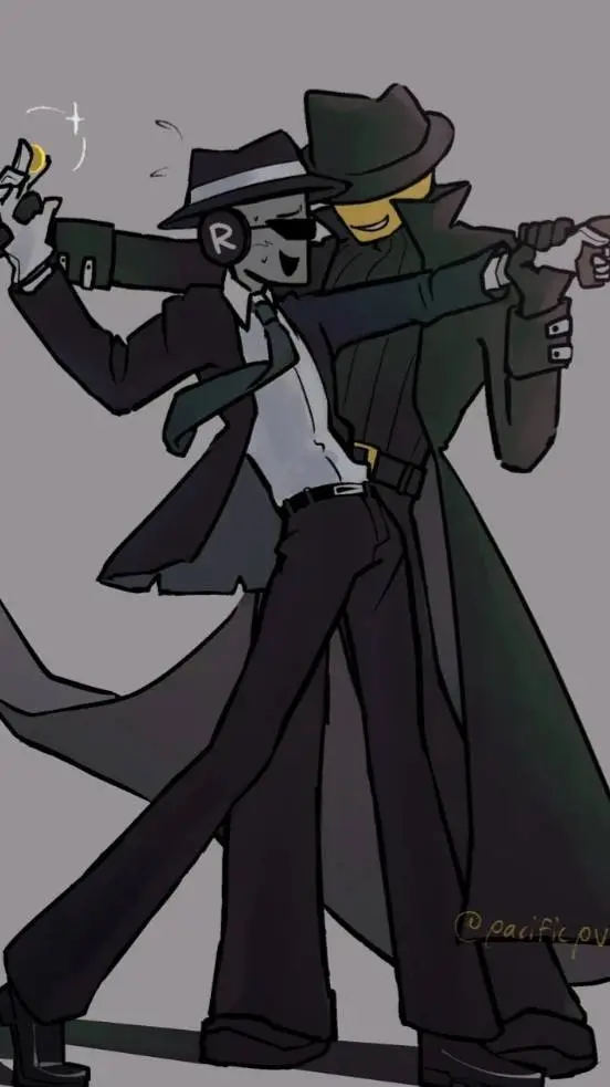 ai character: doublefedora! background