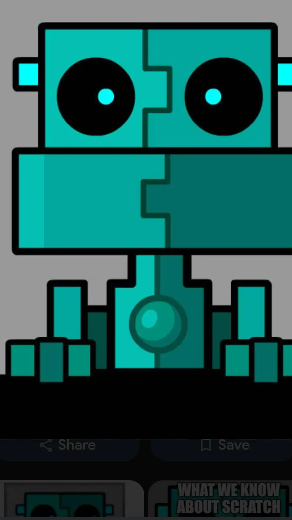 ai character: scratch background