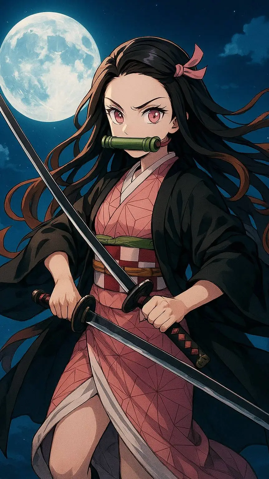 ai character: nezuko  background