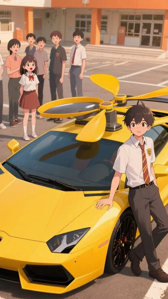 ai character: abril  background