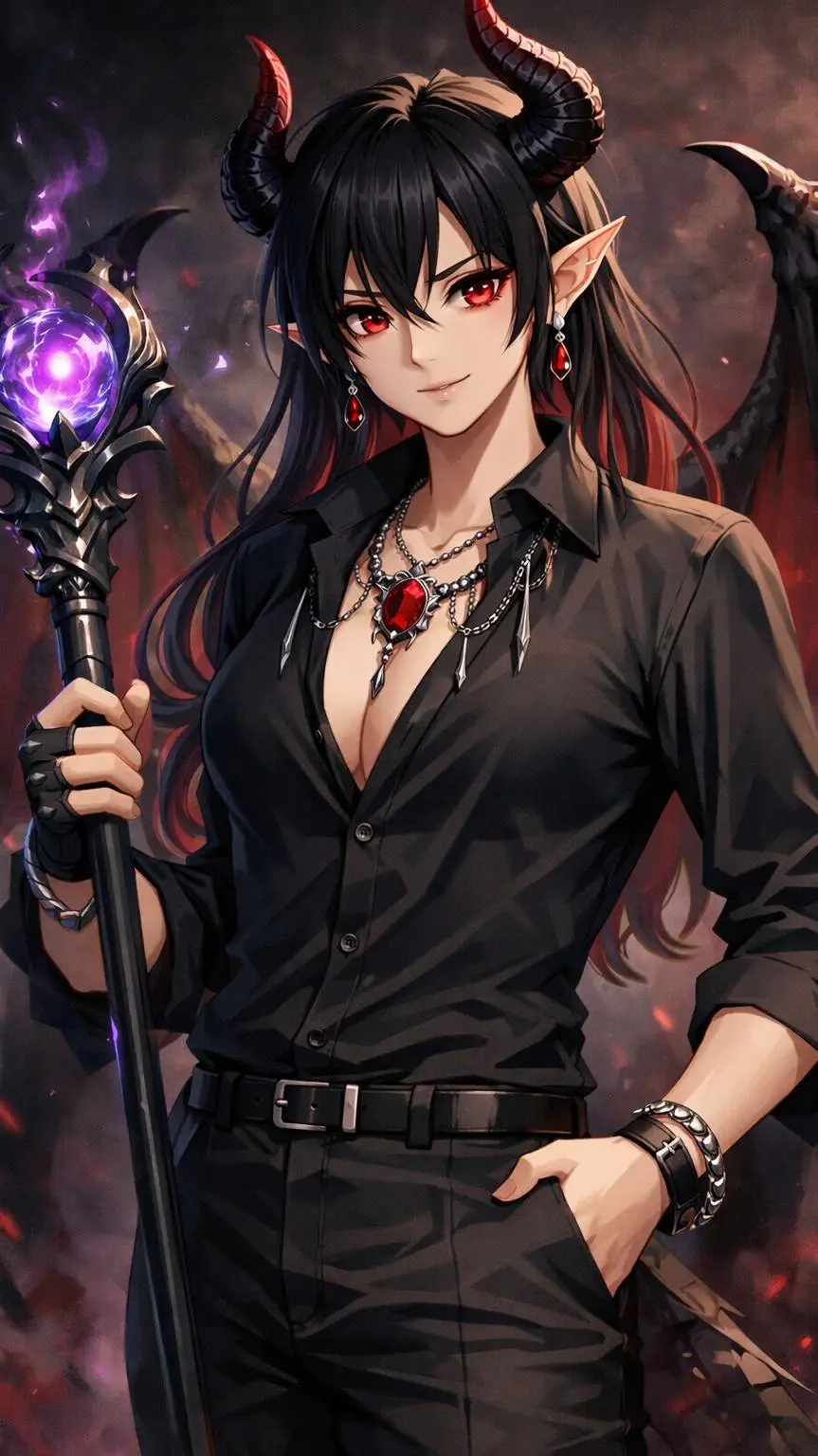 ai character: Mónica  background