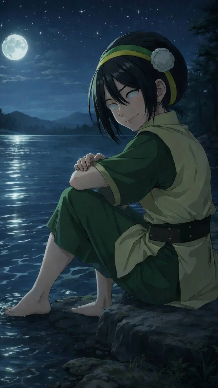 ai character: toph  background