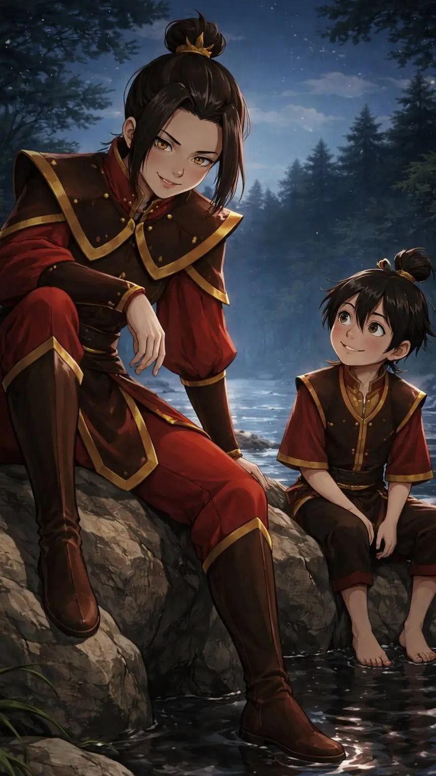 ai character: tu mamá azula  background