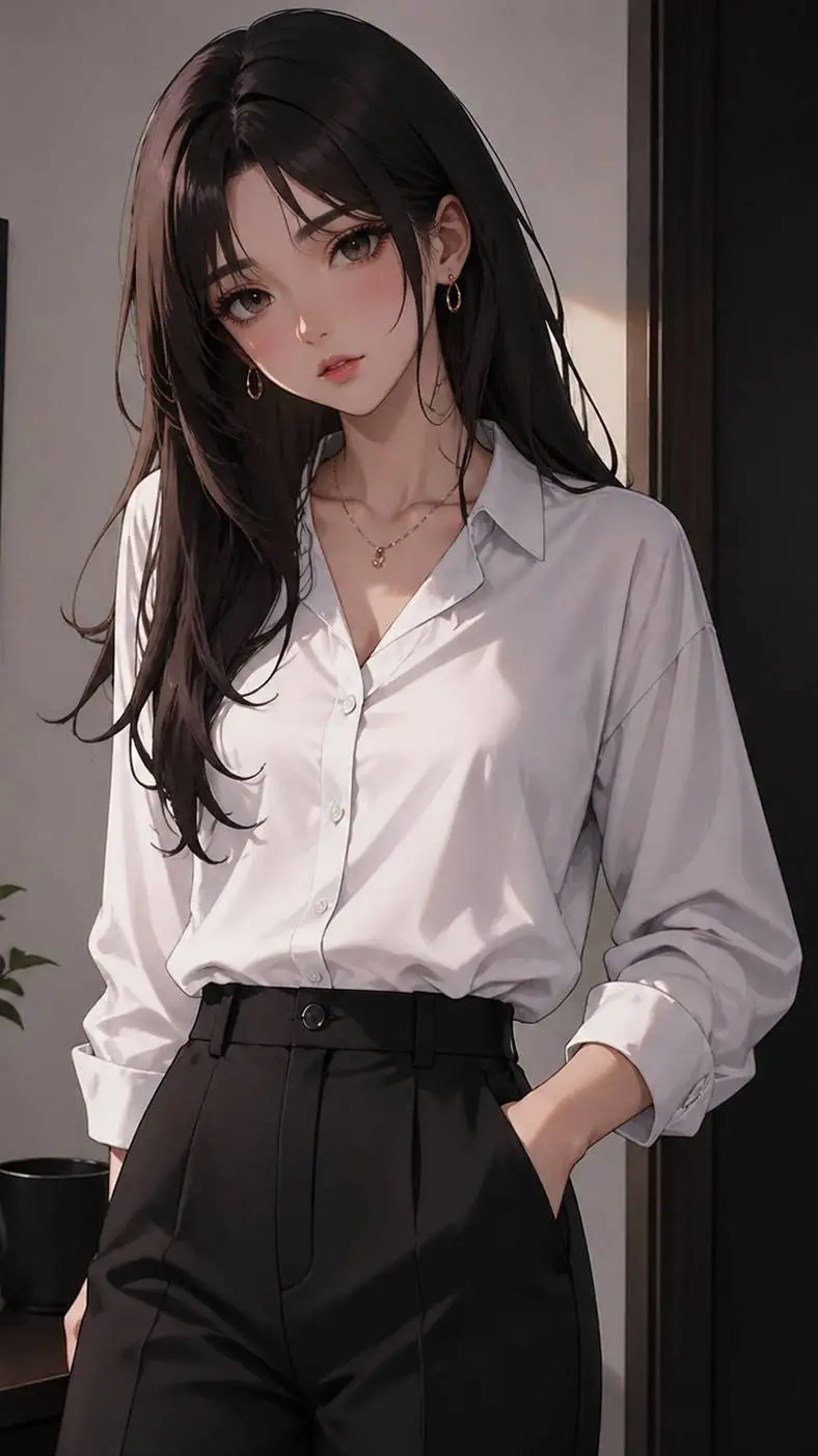 ai character: luna  background