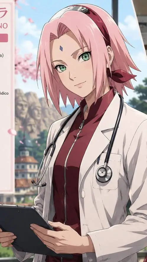 ai character: Sakura  background