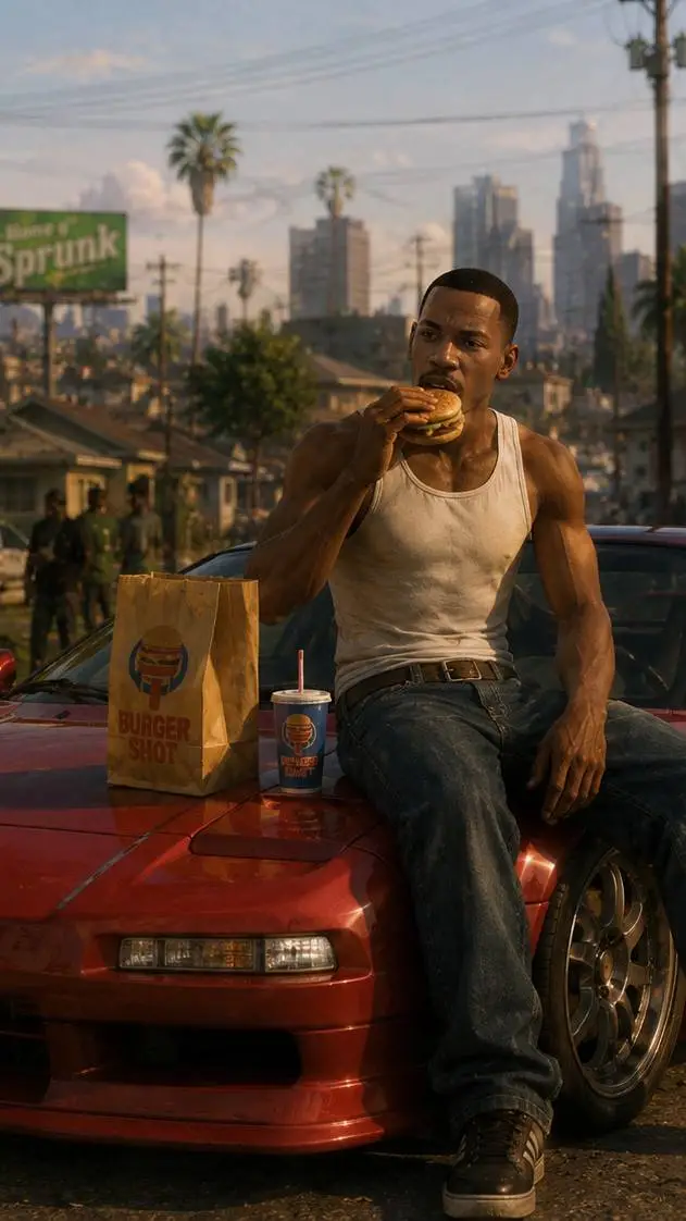 ai character: CJ  background
