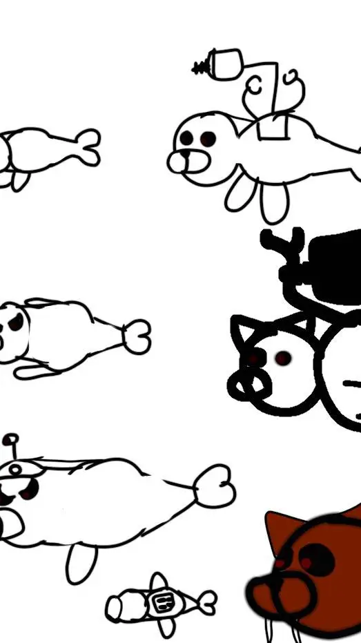 ai character: focadroide background