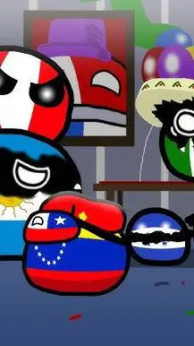 ai character: countryballs fnaf  background