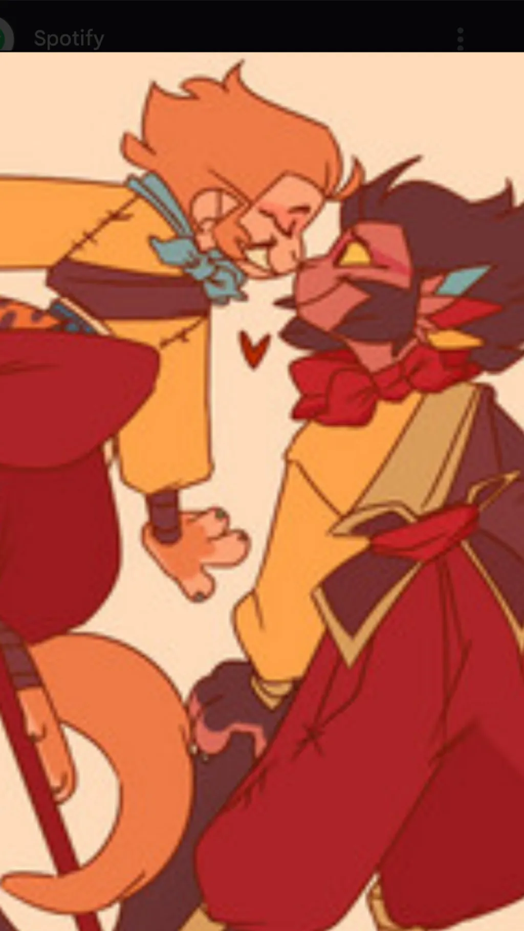 ai character: Shadowpeach background