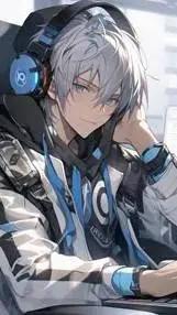 ai character: Alex gamer boy background