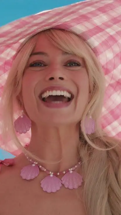 ai character: Margot Robbie background