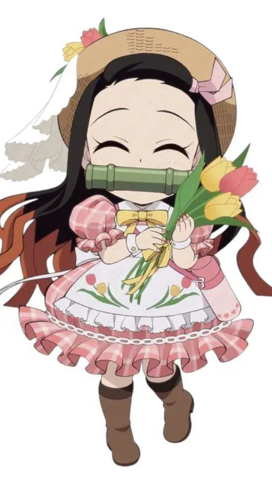 ai character: nezuko background