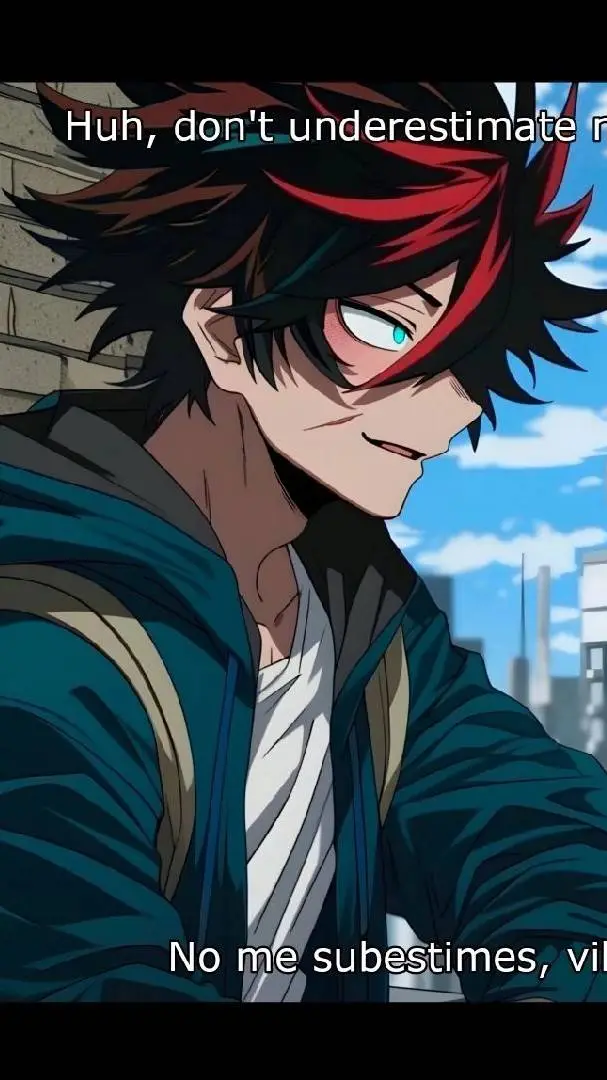 ai character: Villain Bakugo 2 background