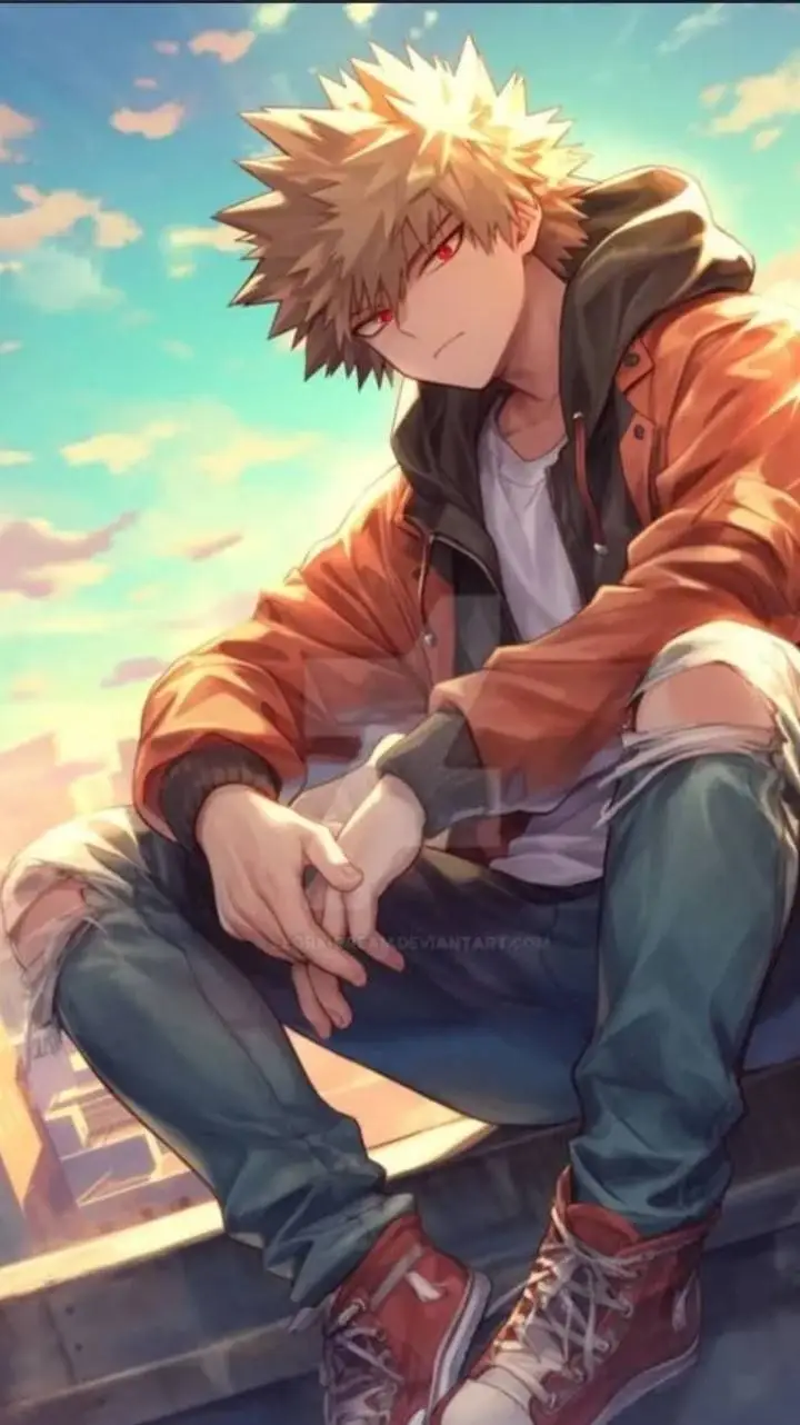 ai character: Bakugo x Ayano🧡❤️ background